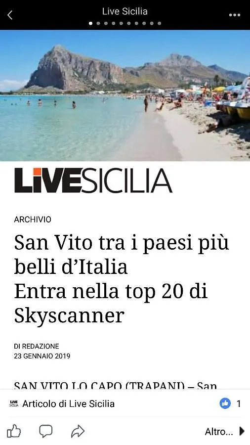 Appartamento Casa Sabrina San Vito Lo Capo